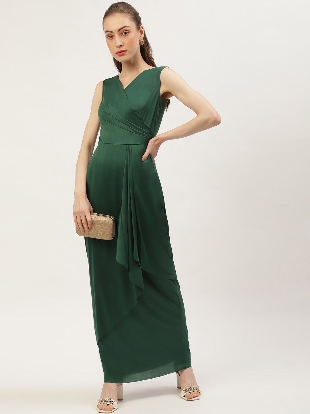 Shop Olive Green Maxi Dress for womens in the USA - Easy Returns -Fledgling  Wings | Maxi dress green, A line dress, Maxi dress
